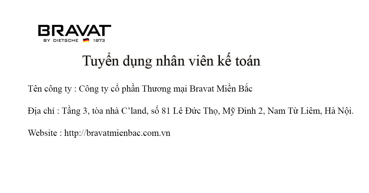 Tuyển dụng nhân viên kế toán