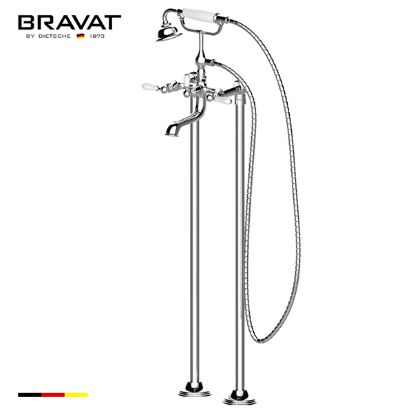 Vòi sen bồn tắm đặt sàn F65193CP-ENG