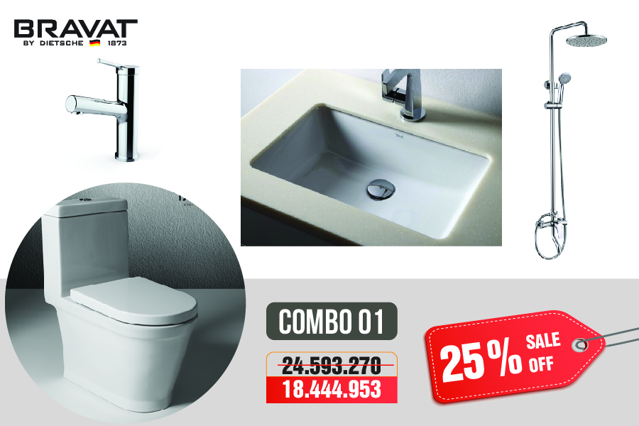 thiết bị vệ sinh bravat