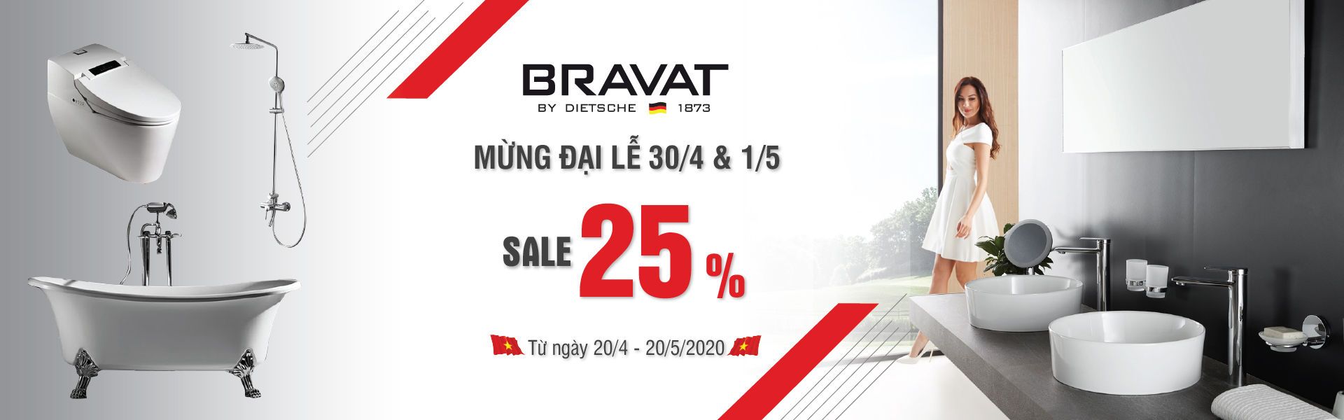 thiết bị vệ sinh bravat